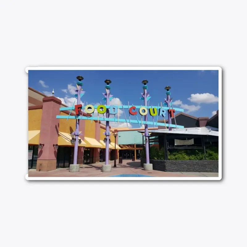 Food Court Sign At Foot Hills Mall